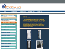 Tablet Screenshot of osseosource.com